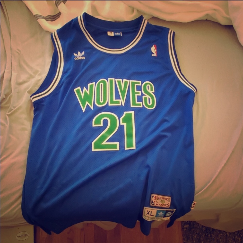 NBA Kevin Garnett Timberwolves Jersey size XL